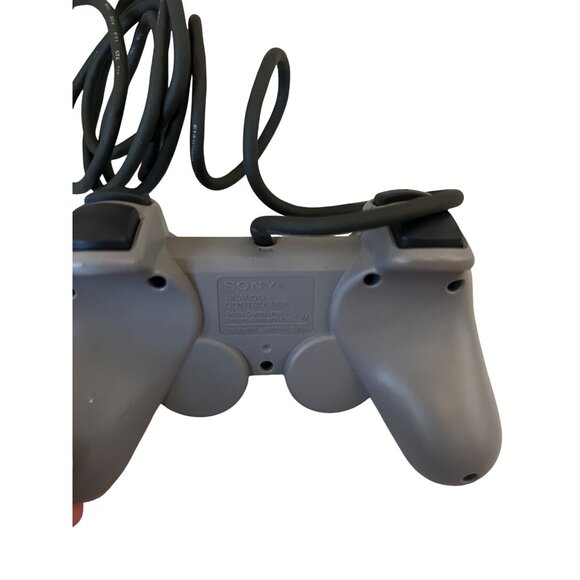 Sony PS1 Wired Analog Controller Gray DualShock Gaming Accessory Original Cord - Picture 3 of 4